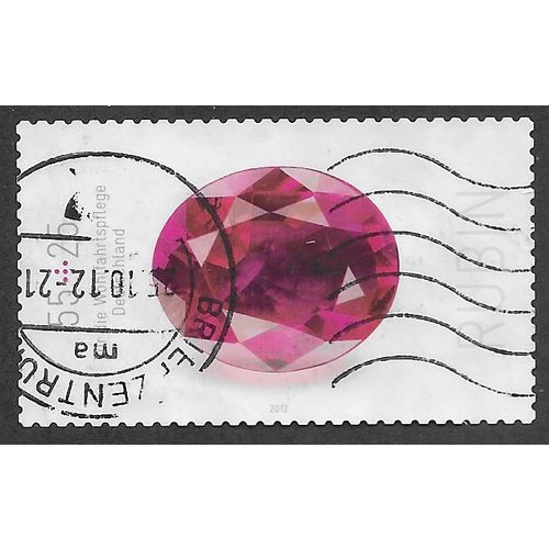 GER 2012 €0.55 +0.25 (S/A) ' MINERALS - RUBY' FINE USED (EBID57-127)