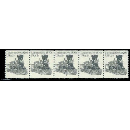 1897Av 2c Locomotive Fine MNH Dry Gum PNC 8/5 P0477