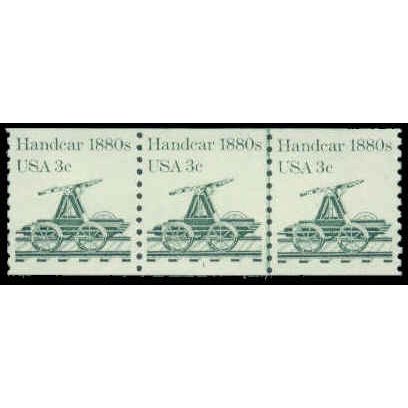 1898 3c Handcar Very Fine MNH Dry Gum PNC 1/3 P0971