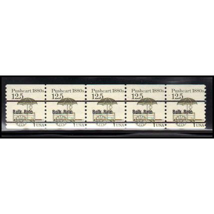 2133a 12.5c Pushcart Fine MNH Dry Gum PNC 1/5 X2153