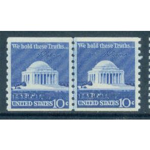 1520 10c Jefferson Memorial Fine MNH CLP B0465