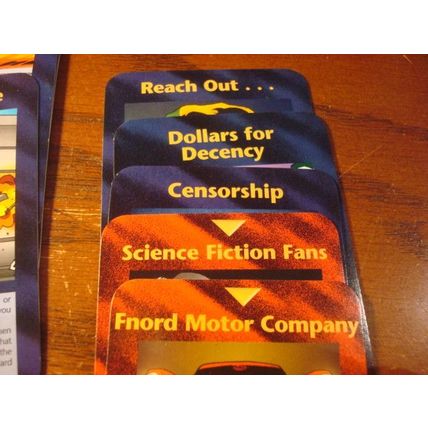 1996, ILLUMINATI, Card Game, 30-Cards, 15-Blue/15-Red, RARE! (A)