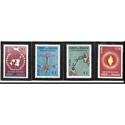 Paraguay Stamps Scott #565 To 568, Mint Never Hinged