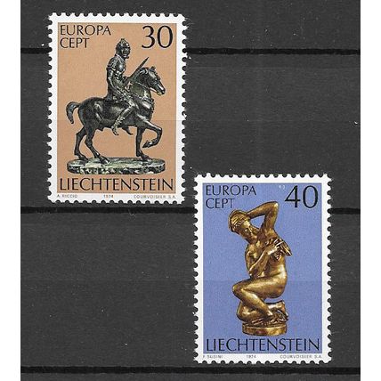 Liechtenstein 1974 Europa MNH set S.G. 587-588