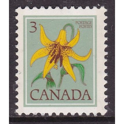 Canada 1977 Canada Lily 3c Mint Never Hung SG 858 VGC