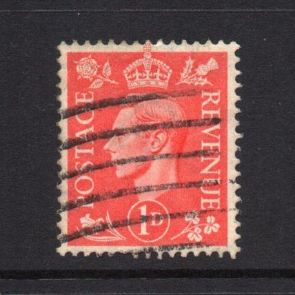 George VI - 1941-42 - 1d Pale Scarlet (sg486) Used #4