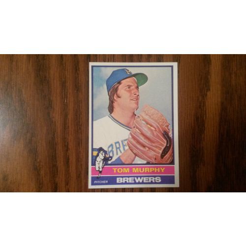 1976 Topps Card # 219 Tom Murphy Very Good-Excellent (4) Milwaukee Brewers