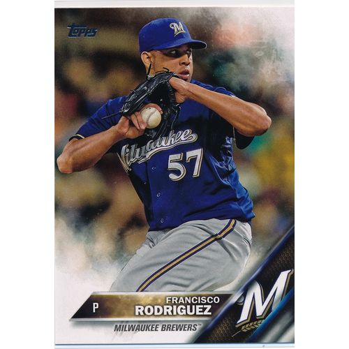 2016 Topps Baseball 18 Francisco Rodriguez Milwaukee Brewers