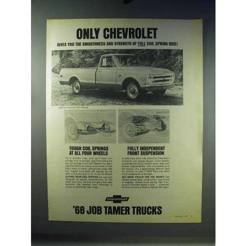 1968 Chevrolet Half-ton Fleetside CST Pickup Truck Ad