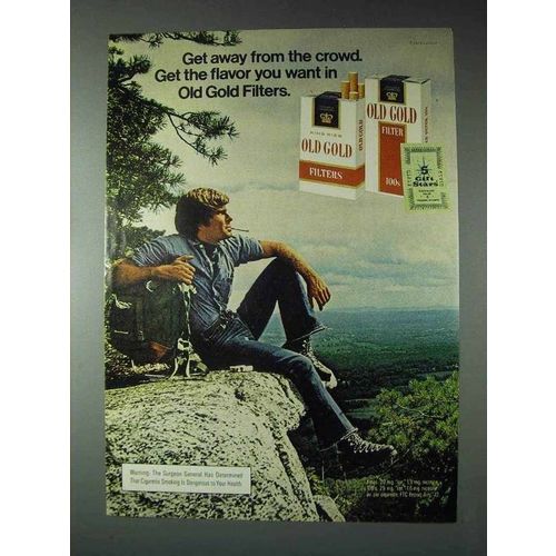 1973 Old Gold Filter Cigarettes Ad - Away