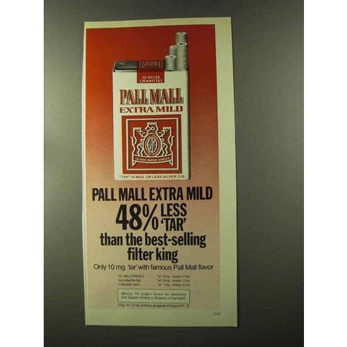 1973 Pall Mall Cigarettes Ad