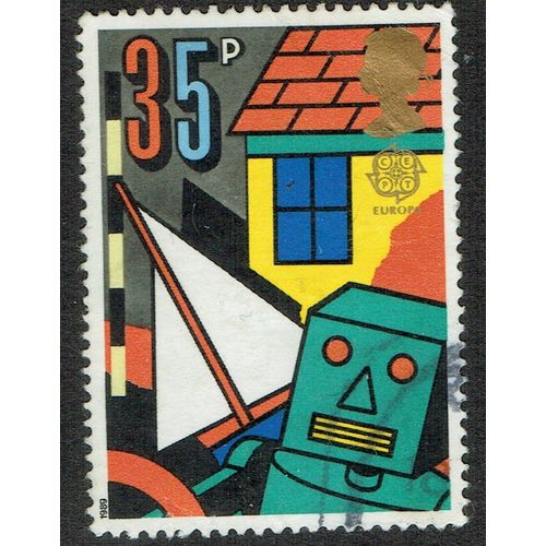 1989 Europa Games and Toys 35p Multicoloured SG1439 FU