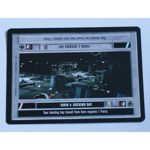 Star Wars CCG: Premier Limited # Yavin 4 Docking Bay (A) dark 1995 decipher