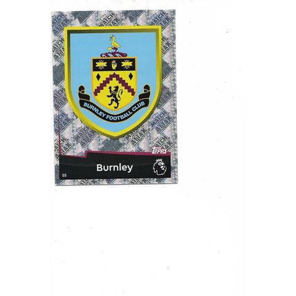 Match Attax 2018/19 55 Burnley Club Badge