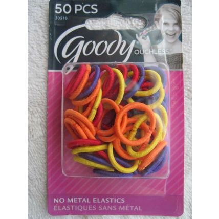 50 Goody Girls Small No Metal Ouchless Hair Band Elastics 2013 Ponytail Holders