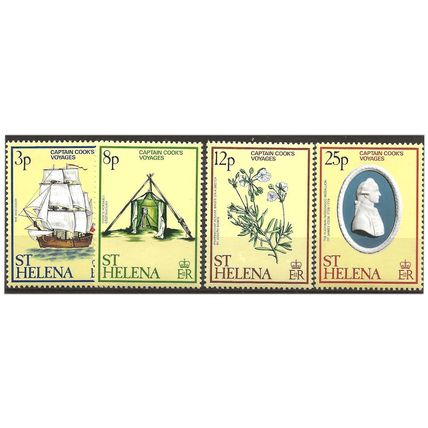 St Helena 1979 Capt. Cook Bi-Centenary Set SG347-350 Unmounted Mint . .. .