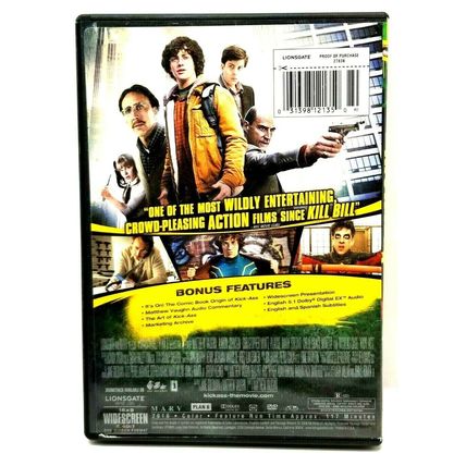 Kick-Ass 2010 Action & Adventure DVD Irreverently Entertaining (L31)