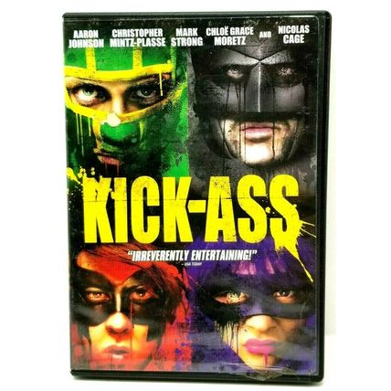 Kick-Ass 2010 Action & Adventure DVD Irreverently Entertaining (L31)