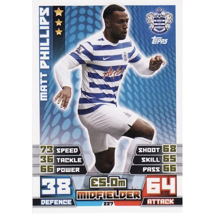 Match Attax 2014/2015 227 Matt Phillips Queens Park Rangers