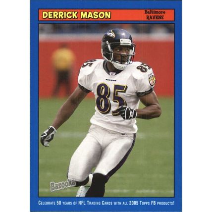 2005 Bazooka Derrick Mason -BLUE #113