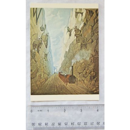 postcard Olive Mount Cutting, 150th Anniversary Liverpool & Manchester