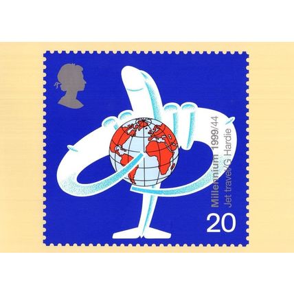 Heathrow Hounslow Airport Jet Travel Rare FDC Postmark Postcard