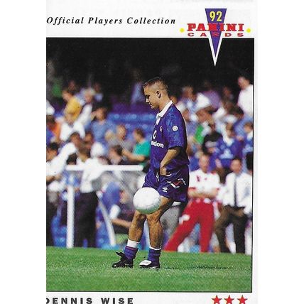 Panini 1992 Official Players Trading Cards: Chelsea - Forward, Wise