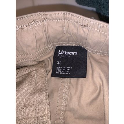 Urban Pipeline Men’s Active Wear Shorts Size 32 Khaki