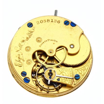 Elgin Grade 95 Size 6s = 34.6 mm 7 Jewels Vintage Watch Movement Parts Repair