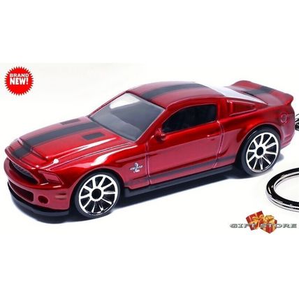 RARE NICE GIFT KEY CHAIN RED FORD SHELBY MUSTANG GT500 SS SUPER SNAKE or DIORAMA