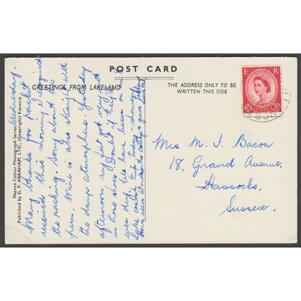Dove Cottage, Grasmere, Westmorland, 1961 - GP Abraham Postcard