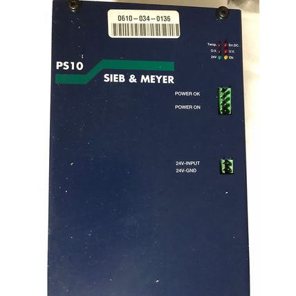 SIEB & MEYER PS10,PS10/55 DC POWER SUPPLY FC71/72,500W 48/60KW S148,0KW S6 60,AD