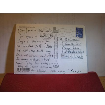 NORMANDY COTTAGE, NORMANDE, FRANCE used postcard 2004 pm =