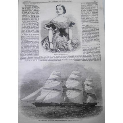 The Illustrated London News, August 20, 1859 - Paris fetes; Great Eastern saloon