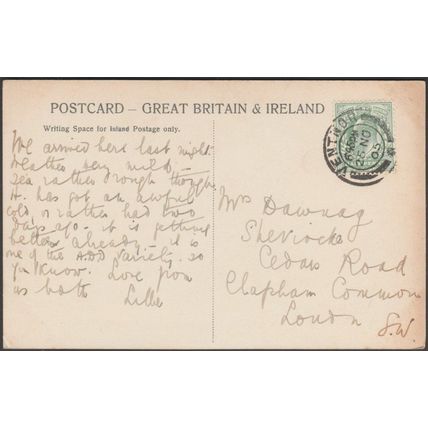 In the Landslip, Bonchurch, Isle of Wight, 1905 - Blum & Degen Postcard