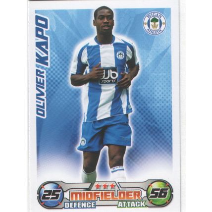 Match Attax 2008/2009 Olivier Kapo Wigan Athletic