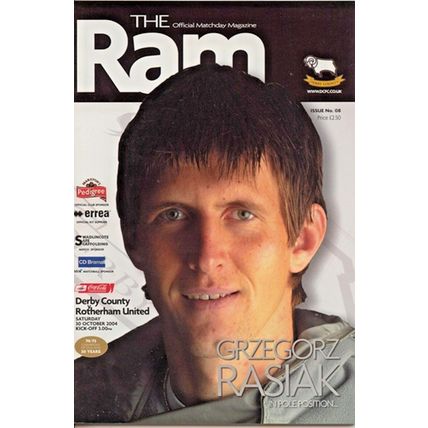 DERBY COUNTY v ROTHERHAM UNITED CHAMPIONSHIP 2004