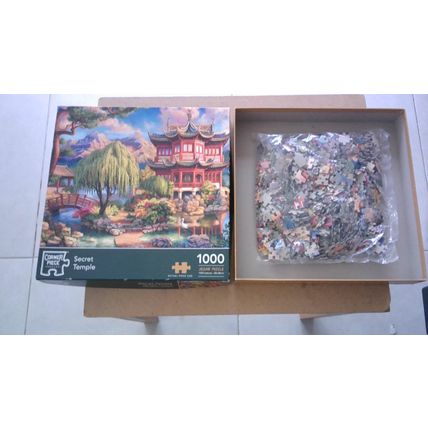 SECRET TEMPLE Jigsaw Puzzle (1000 Piece) Corner Piece Puzzles