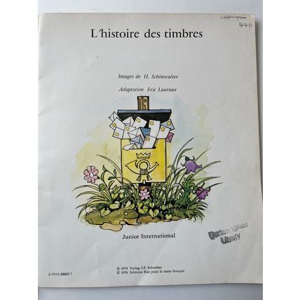 LES HISTOIRE DES TIMBRES (FRENCH PAPERBACK, 1976)