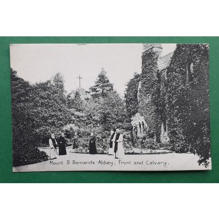 Mount St Bernards Abbey, Front and Cavalry - Leicestershire postcard