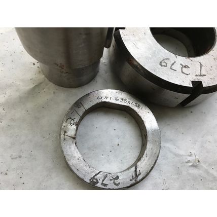 WILSON WT 1.635"X1.581" THICK TURRET SINGLE D PUNCH/DIE