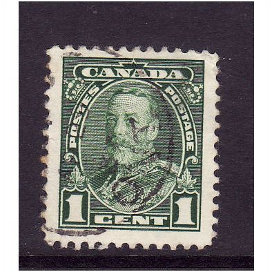 CANADA 1935 1c GREEN SG 341 FINE USED #2