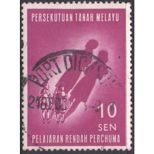 Malaysia 1962 - SG29 - 10c purple - "Shadows Of The Future" - used