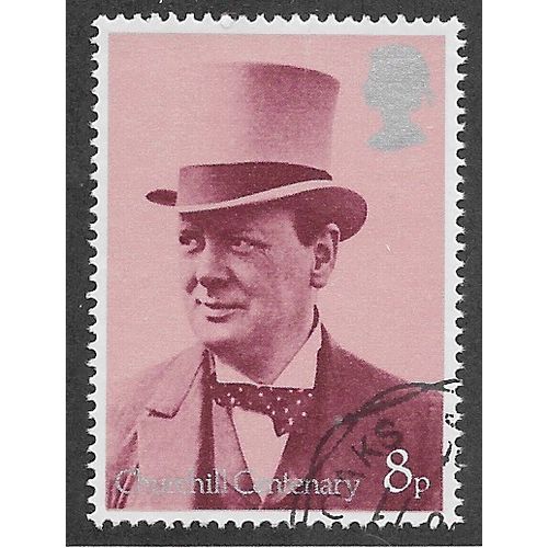 1974 8P 'WINSTON CHURCHILL' FINE USED (EBID58-659)