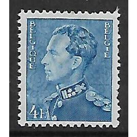 BELGIUM 1936 KING LEOPOLD III 4F BLUE SG 771 M / MINT