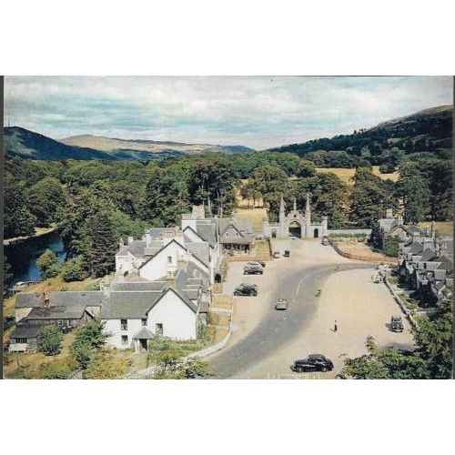 Kenmore, Perth & Kinross - Taymouth Castle - Dixon postcard c.1960s
