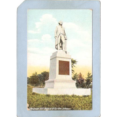 New York Johnstown Statue Of Sir Wm Johnson ny_box5~2026