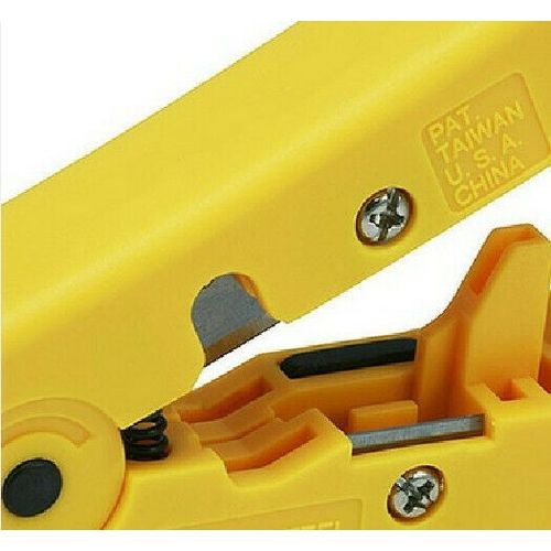 Universal Cable Jacket Stripper and Cutter - Yellow