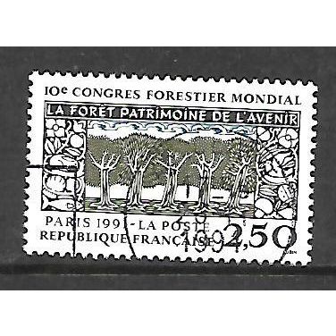 FRANCE 1991 2F.50 WORLD FORESTRY SG 3043 FINE USED#