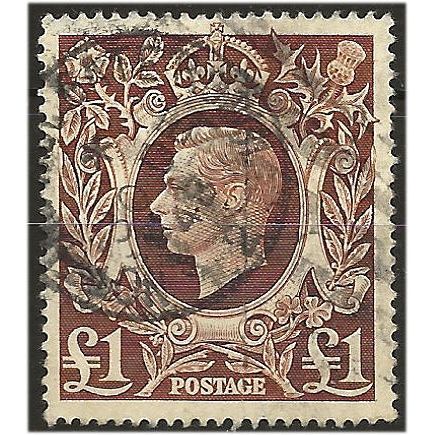 1948 SG479c £1 Brown Fine Used ..